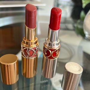 Bundle of YsL volupte shine lipsticks
